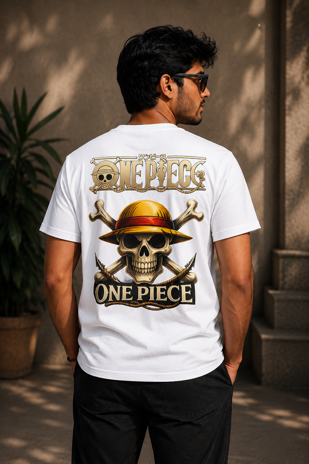 OnePiece | Pirate Skull Design | 100% Cotton Streetwear Tee