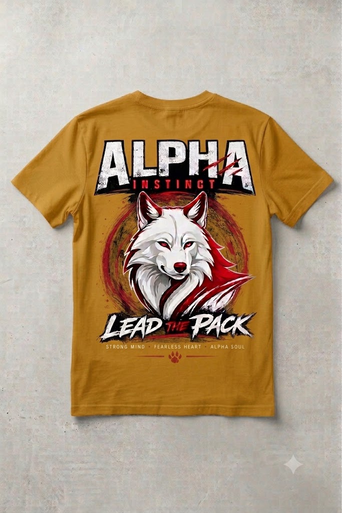Alpha Wolf T-Shirt | Regular T-Shirt